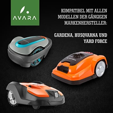 AVARA Mähroboter Messer - Ersatzklingen Husqvarna Mähroboter - innovative Schrauben - für Rasenroboter Automower von Husqvarna , Gardena, Yard Force - 30 Stück - 5