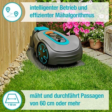 Gardena Mähroboter SILENO minimo 500 m²: intelligenter Rasenmäher mit optimaler Konnektivität, mit Gardena Bluetooth® App programmierbar, DE-Version (15202-20) - 5