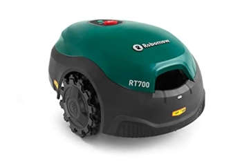 ROBOMOW RT700 Robotermäher/Rasenroboter für Flächen bis 700 qm | 4,3 Ah; 18cm Schnittbreite; einfache Installation, selbstreinigend und inkl. schwimmendem Mähdeck, Mulchreiniger - 1