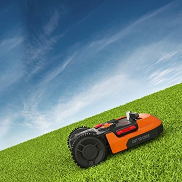 WORX Landroid PLUS WR167E Mähroboter für Gärten bis 700 qm mit WLAN, Bluetooth und schwimmendem Mähdeck - 13