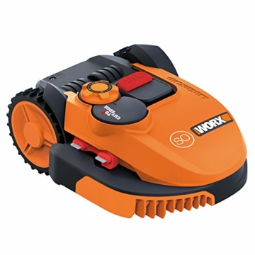 Worx Landroid SO500i Mähroboter – Automatischer Rasenmäher für bis zu 500 qm mit WLAN-Verknüpfung (App-Steuerung) und verstellbarer Schnitthöhe – 54,2 x 40,1 x 23,6 cm (L x B x H) - 1