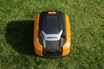 YARD FORCE Mähroboter X50i bis zu 500 qm-Selbstfahrender Rasenmäher Roboter mit WLAN-Verbindung, App-Steuerung, iRadar Ultraschallsensor, Kantenschneide-Funktion und bürstenloser Motor, schwarz/orange - 5