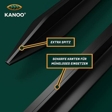 kanoo® Installationsset für Mähroboter mit 150m Begrenzungskabel + 300x Erdnägel + 20x Kabelverbinder – praktisches Komplett-Set fürs Verlegen von Begrenzungsdraht aller gängigen Marken - 5